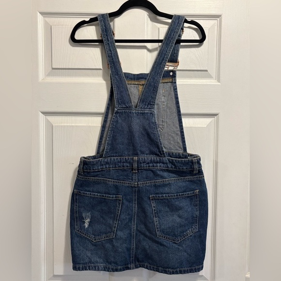Dickies Blue Denim Mini Dress - Picture 4 of 6
